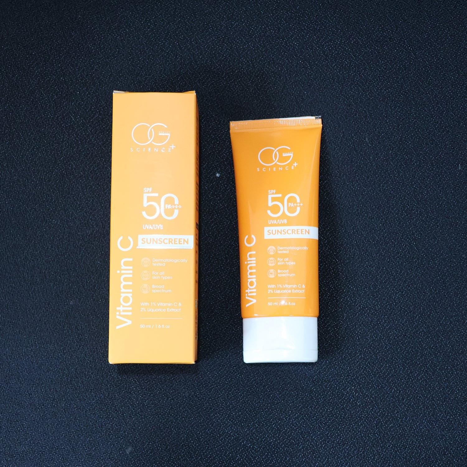 OG Beauty Vitamin C Sunscreen SPF 50 PA+++ - (1 Pc / 50Ml) OG Beauty Vitamin C Sunscreen SPF 50 PA+++ - (1 Pc / 50Ml)